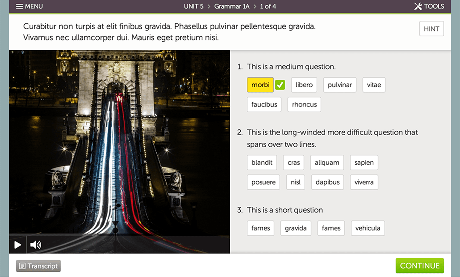 Screenshot of the Macmillan Education website; part of John Kavanagh's selected project work.